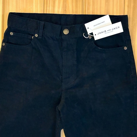 NEW Janie and Jack Boys Size 18 THE STRAIGHT LEG CORDUROY PANT NWT - Picture 1 of 10